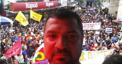 JP protesto Campos